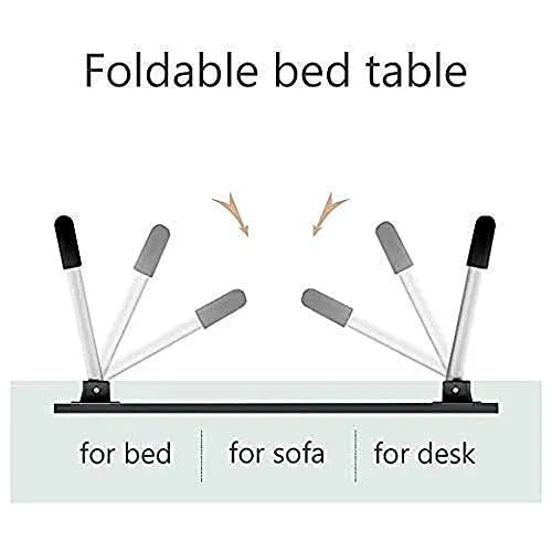 7856 FOLDABLE BED STUDY TABLE PORTABLE MULTIFUNCTION LAPTOP TABLE LAPDESK FOR CHILDREN BED FOLDABLE TABLE WORK OFFICE HOME WITH TABLET SLOT & CUP HOLDER