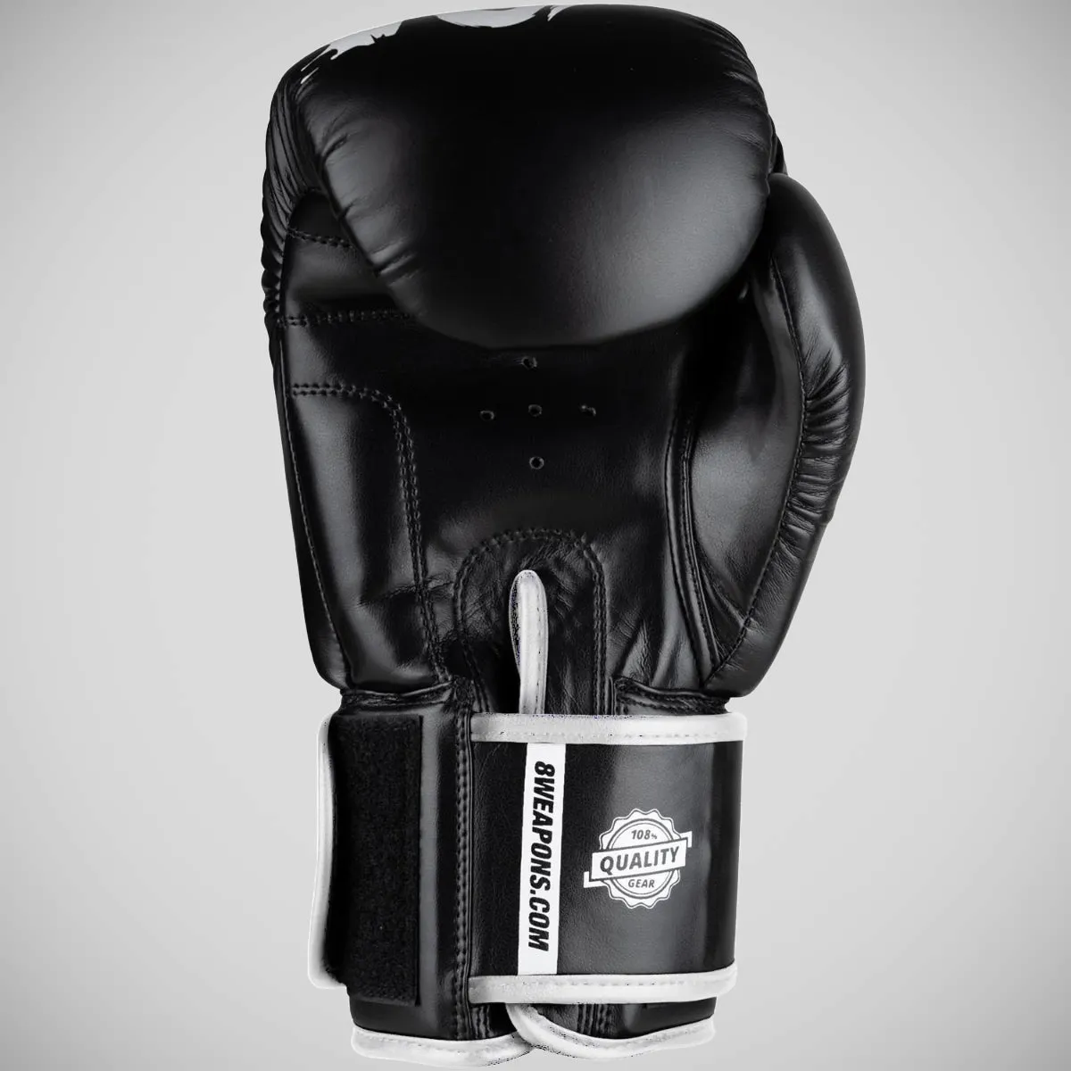 8 Weapons Unlimited 2.0 Boxing Gloves Black/White