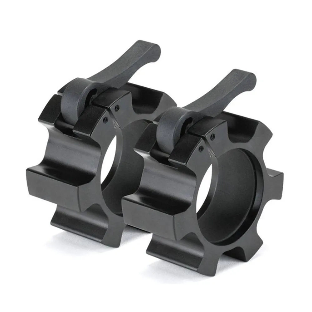 Aluminium Lock Jaw Collars - Black