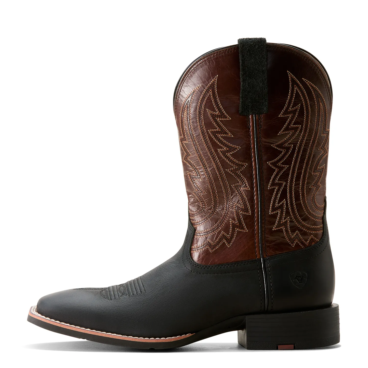 Ariat Men's Sport Big Country - Basic Black/Mahogany