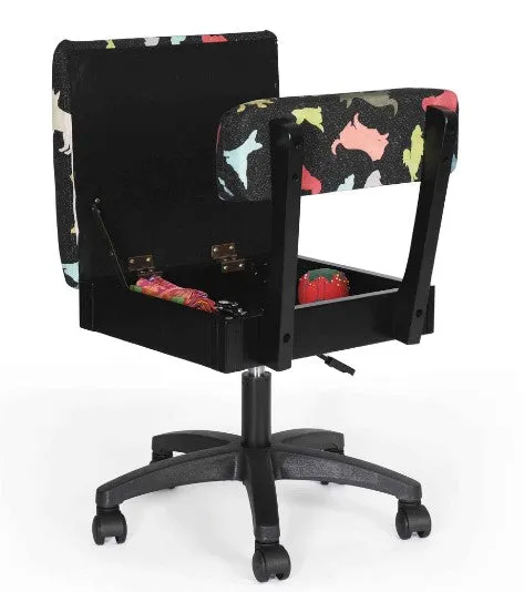 Arrow Adjustable Height Hydraulic Chair - Dog