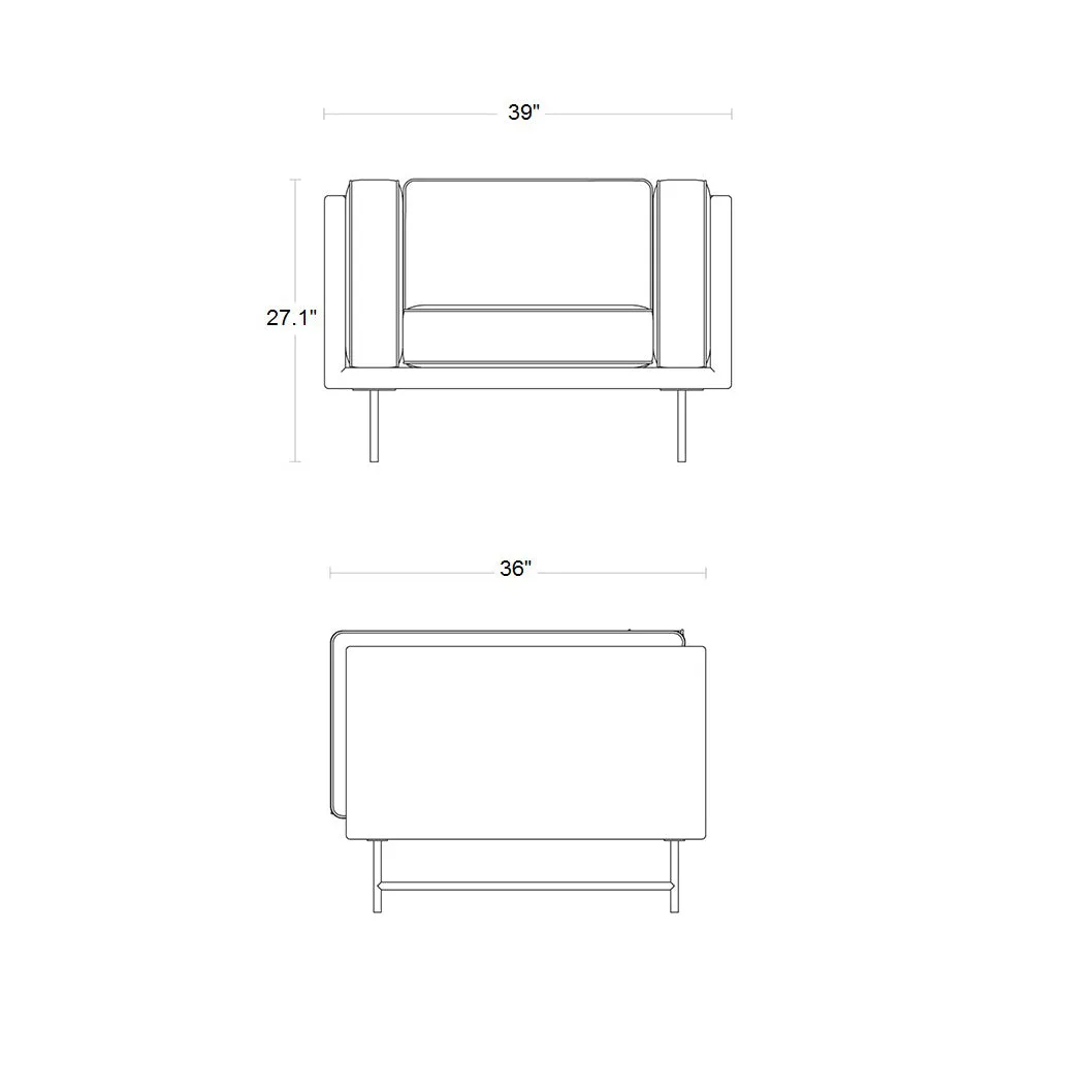 Bank Lounge Chair