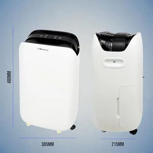 Belaco 18L/Day Dehumidifier, Portable Dehumidifiers for Home (New)