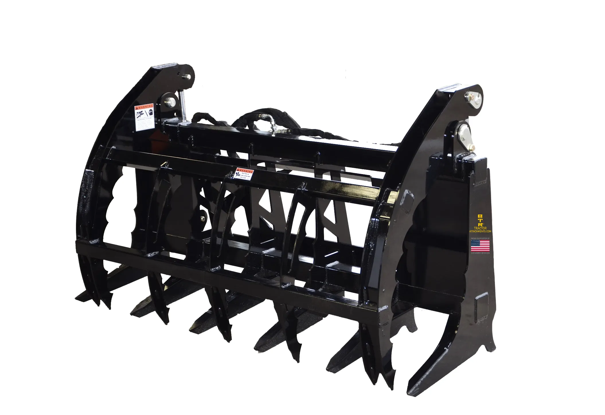 Bigtoolrack Extreme Granite Grapple Fits Skid Steer Quick Attach Loaders (In Stock Most Sizes Ship Same Day)