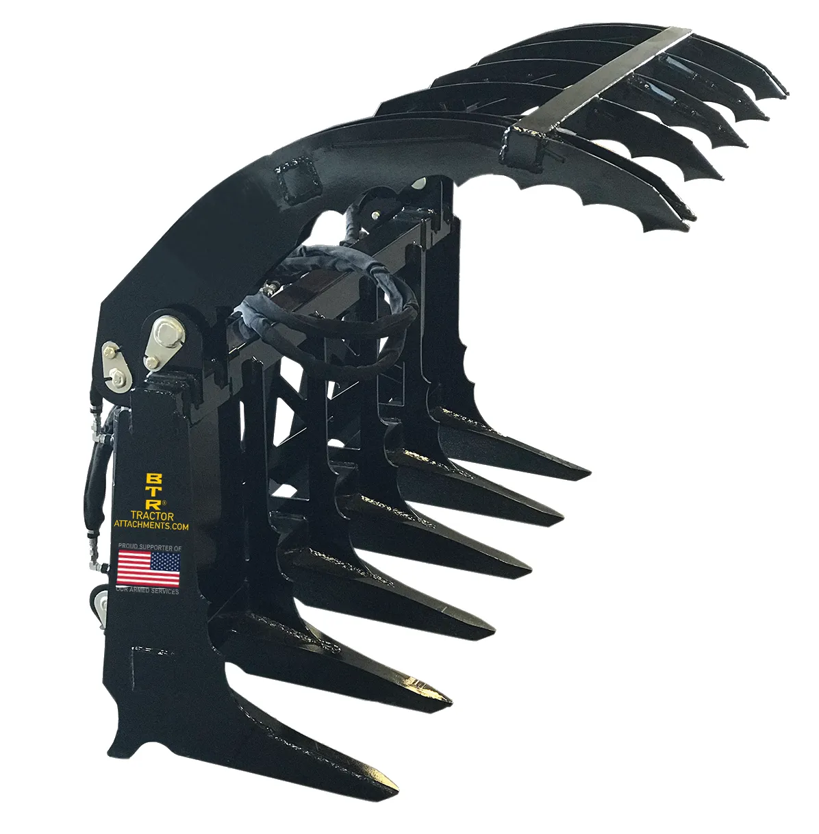 Bigtoolrack Extreme Granite Grapple Fits Skid Steer Quick Attach Loaders (In Stock Most Sizes Ship Same Day)