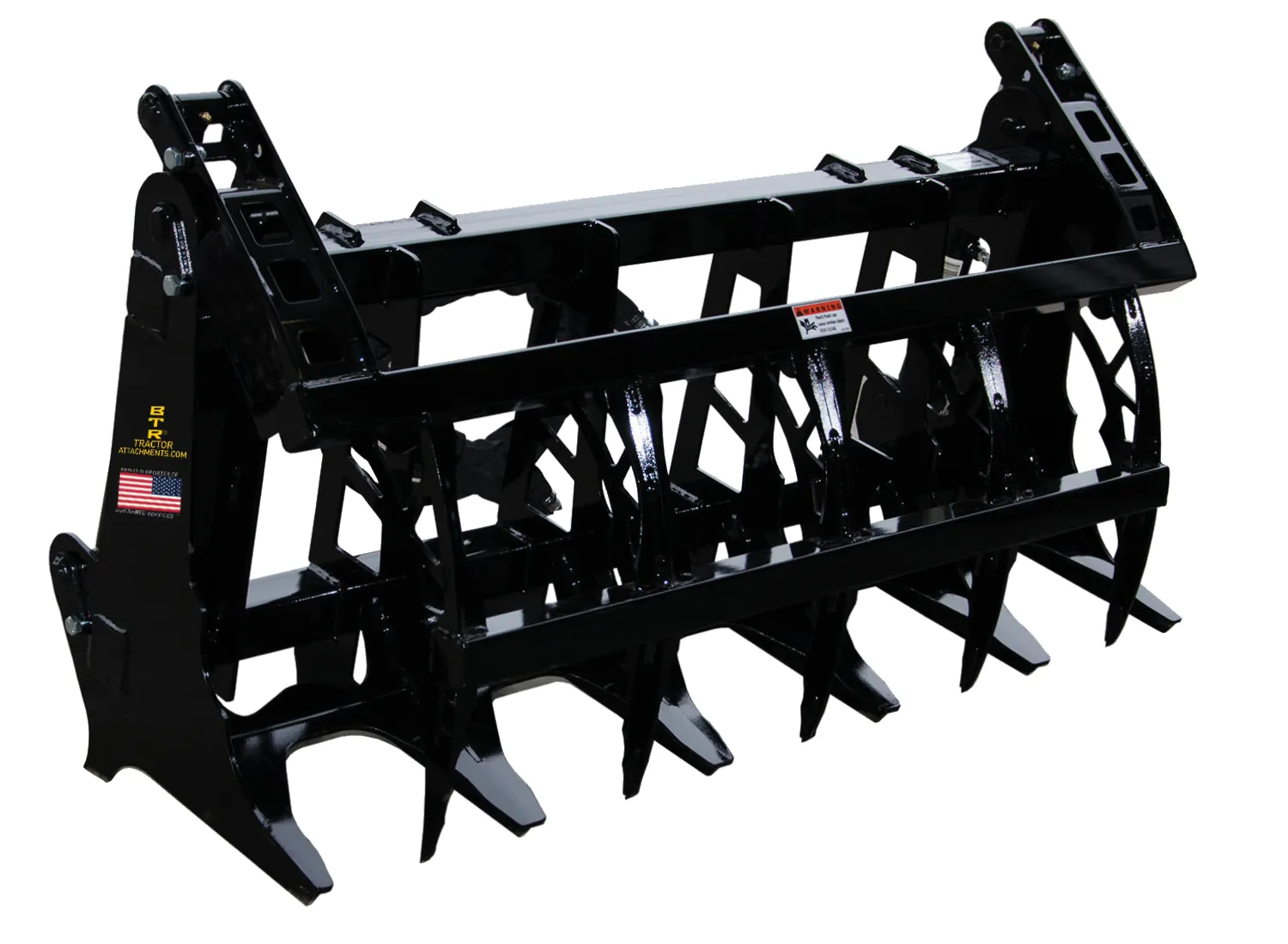 Bigtoolrack Extreme Granite Grapple Fits Skid Steer Quick Attach Loaders (In Stock Most Sizes Ship Same Day)