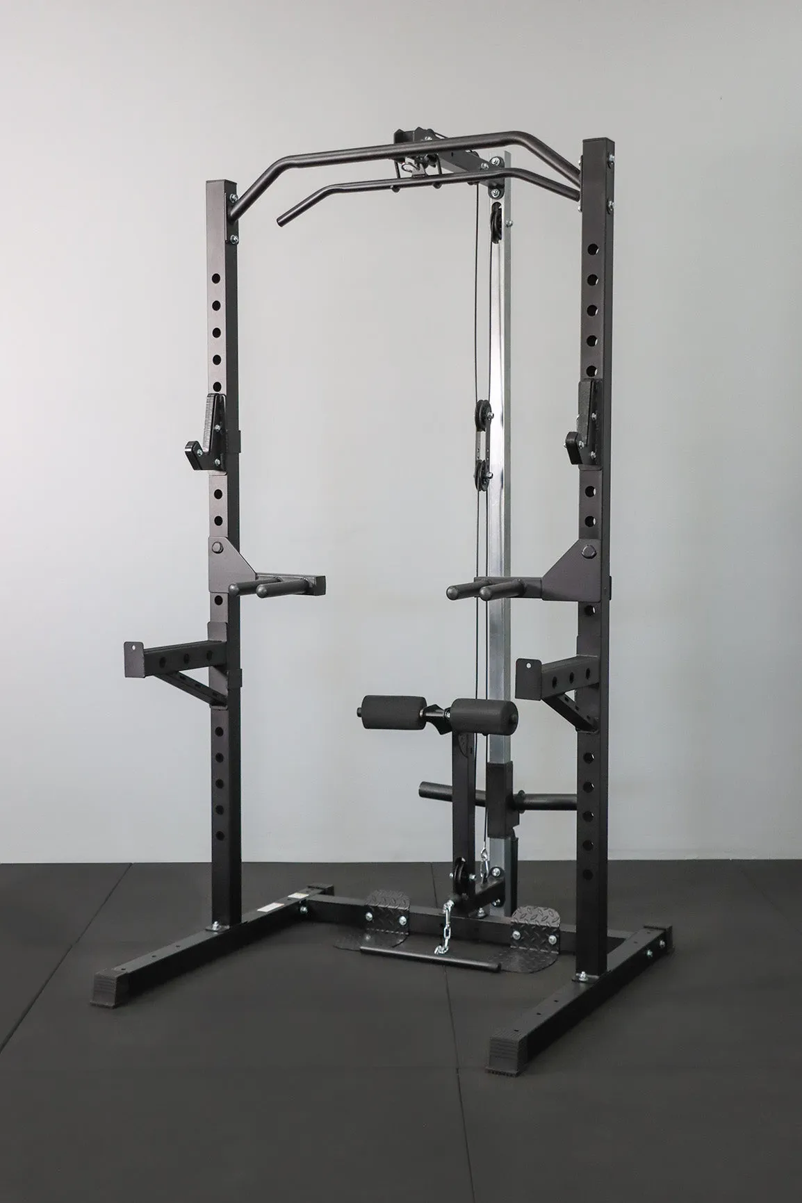 Body Iron CX22 Half Rack Elite Set   120kg Olympic Barbell & Bumper Plate Set