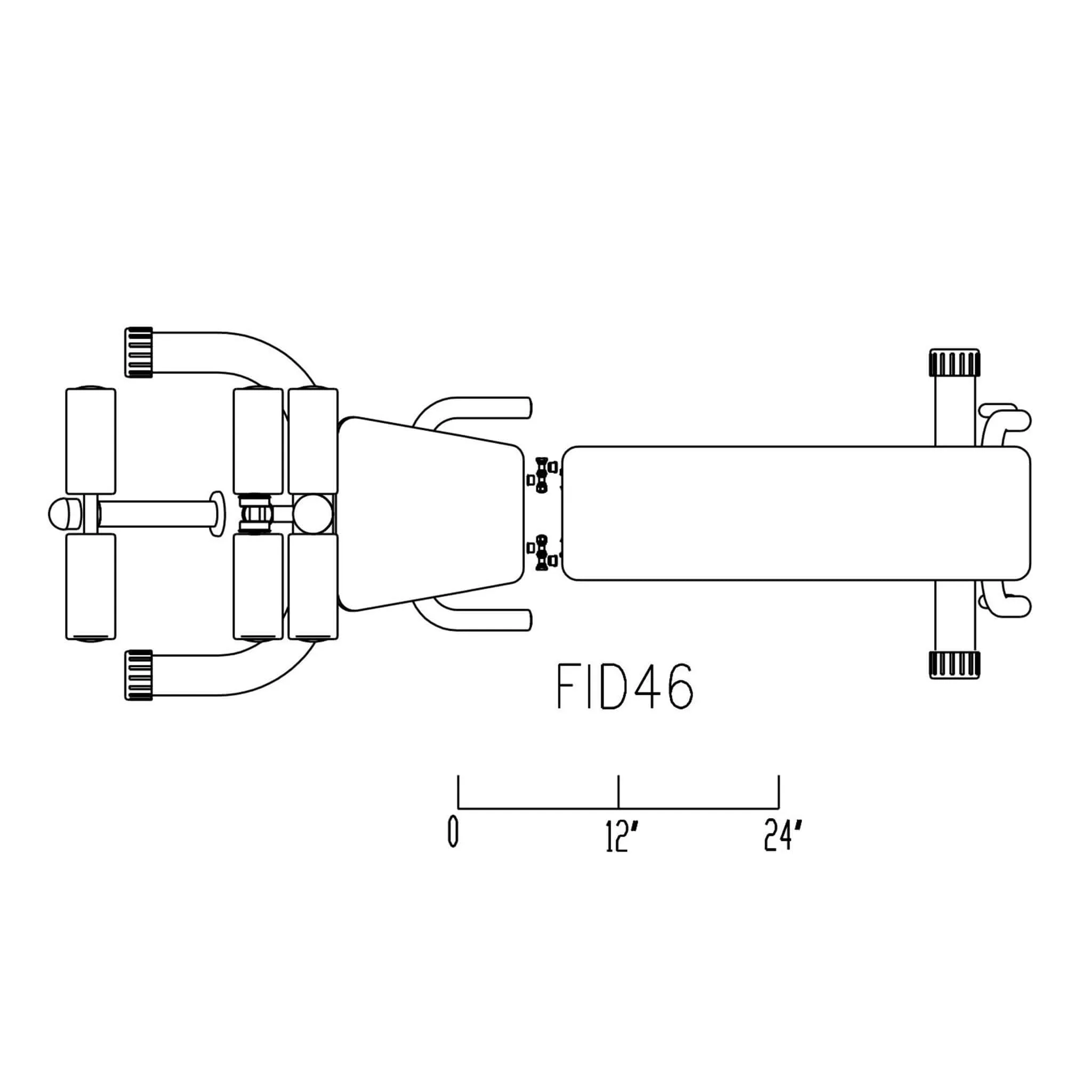 Body Solid FID46 Leverage Bench