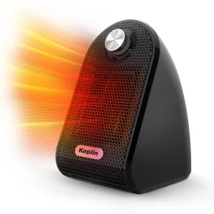 Ceramic Desk Heater - Low Energy Consumption and Mini Portable Plug-in Electric Heater