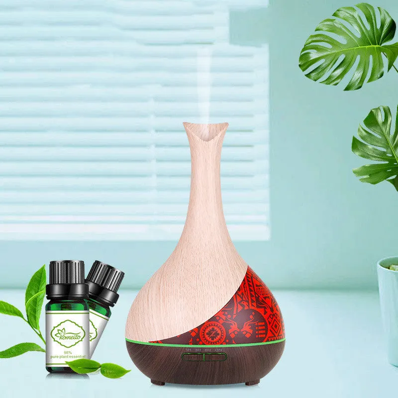 Colorful wood grain ultrasonic humidifier