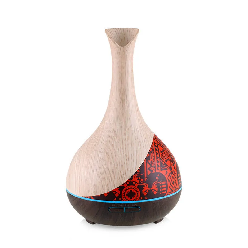 Colorful wood grain ultrasonic humidifier