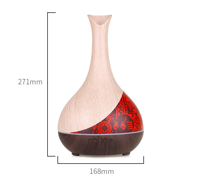 Colorful wood grain ultrasonic humidifier