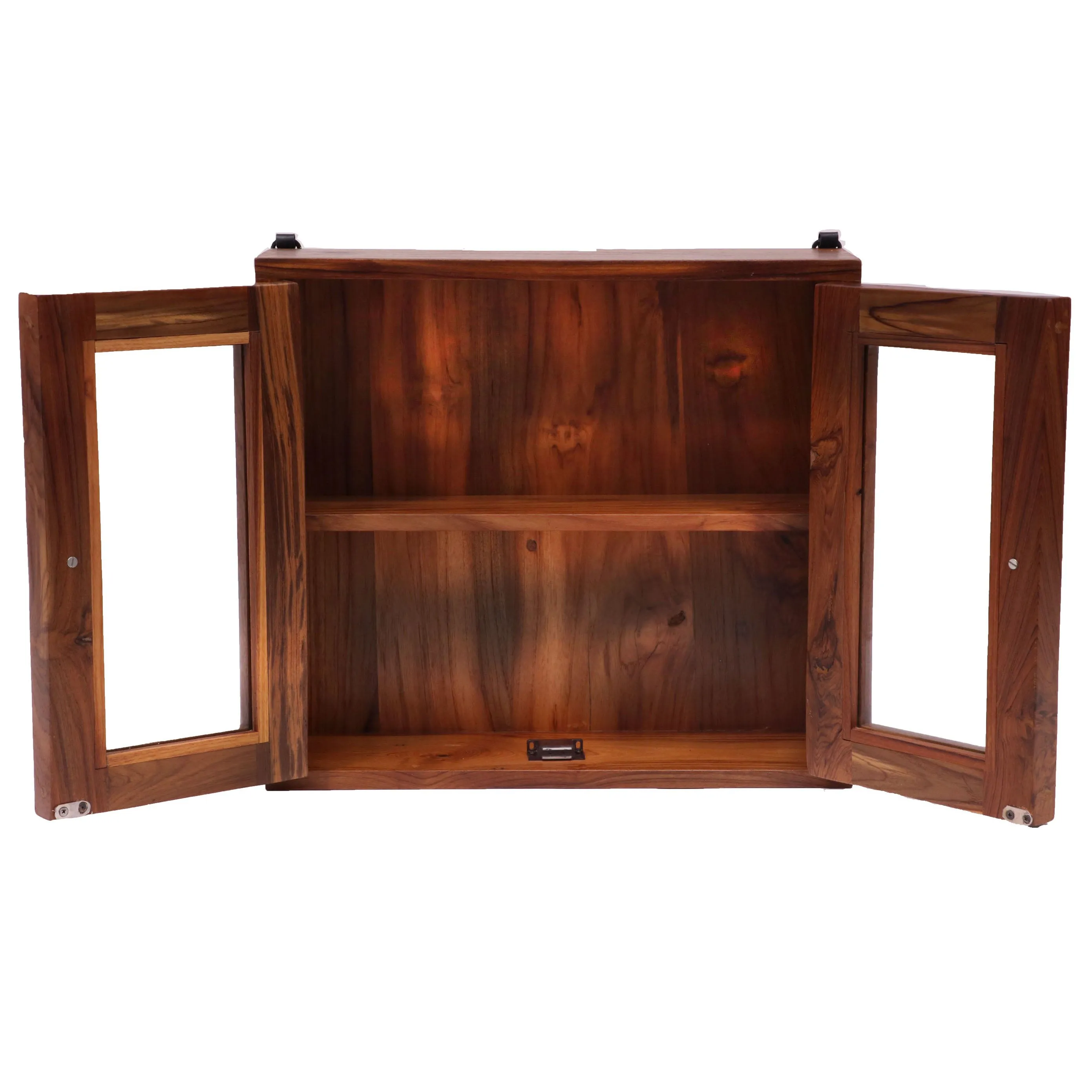 Compact Teak Wall Hanging Cabinet