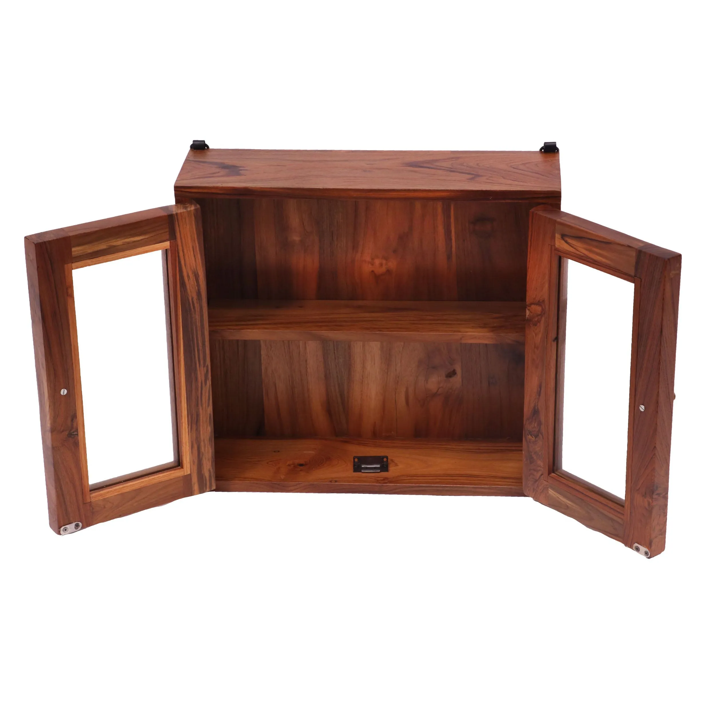 Compact Teak Wall Hanging Cabinet