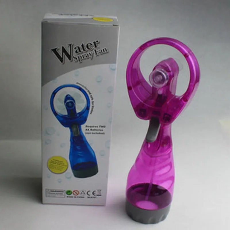 Convenient Hand-operated Humidification Mini Spray Fan Water Fan Spray Portable Mist Fan Mini Handheld