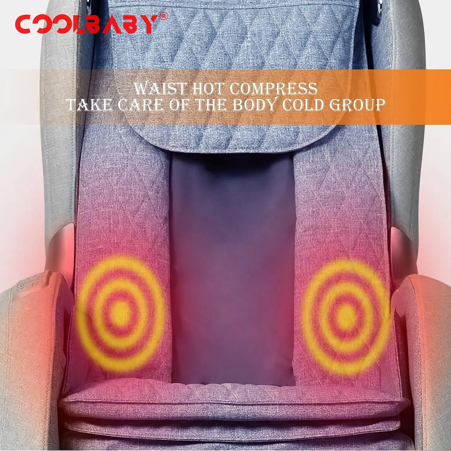 COOLBABY® RK-1911 Full-Automatic Multifunctional Electric Kneading Massage Chair Sofa