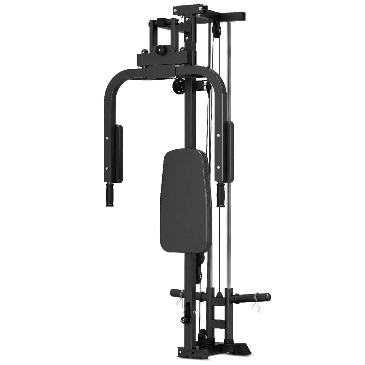 CORTEX SM-25 6-In-1 Power Rack with Smith & Cable Machine   BN-9 Bench   Ultimate Olympic Bumper Weight Plate & Barbell Package