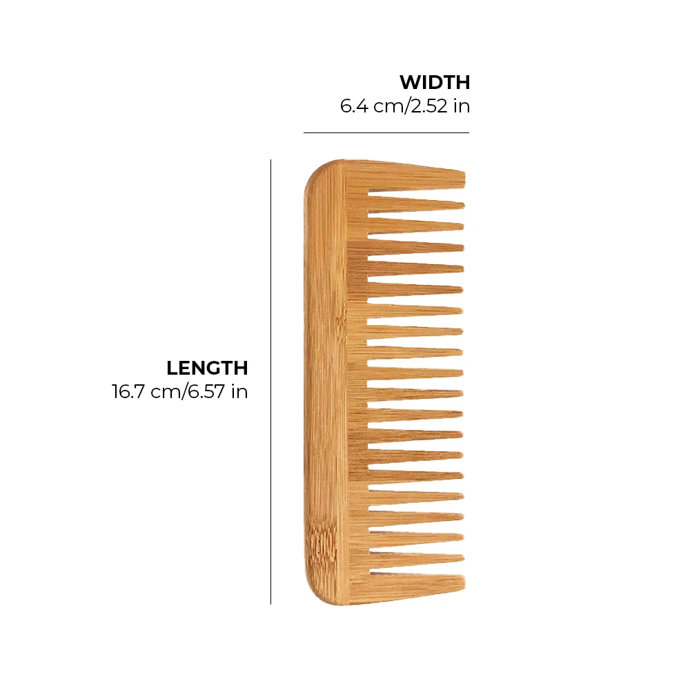 Customized Logo Wood Hair Comb and Bag