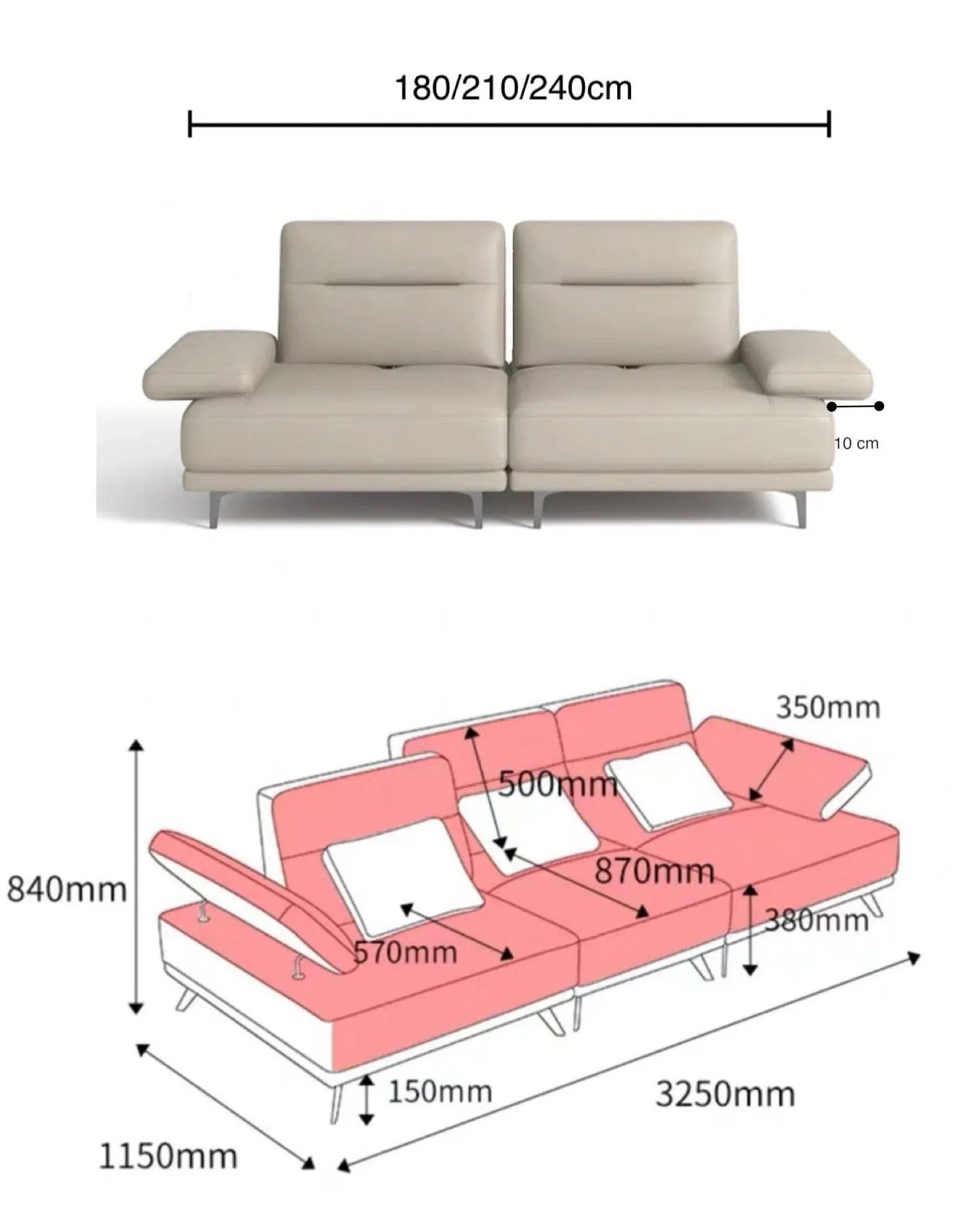 Dave Sectional Slider Sofa