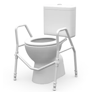 Dual Grab Folding Toilet Surround Frame