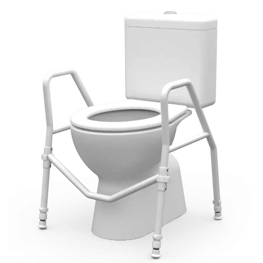 Dual Grab Folding Toilet Surround Frame