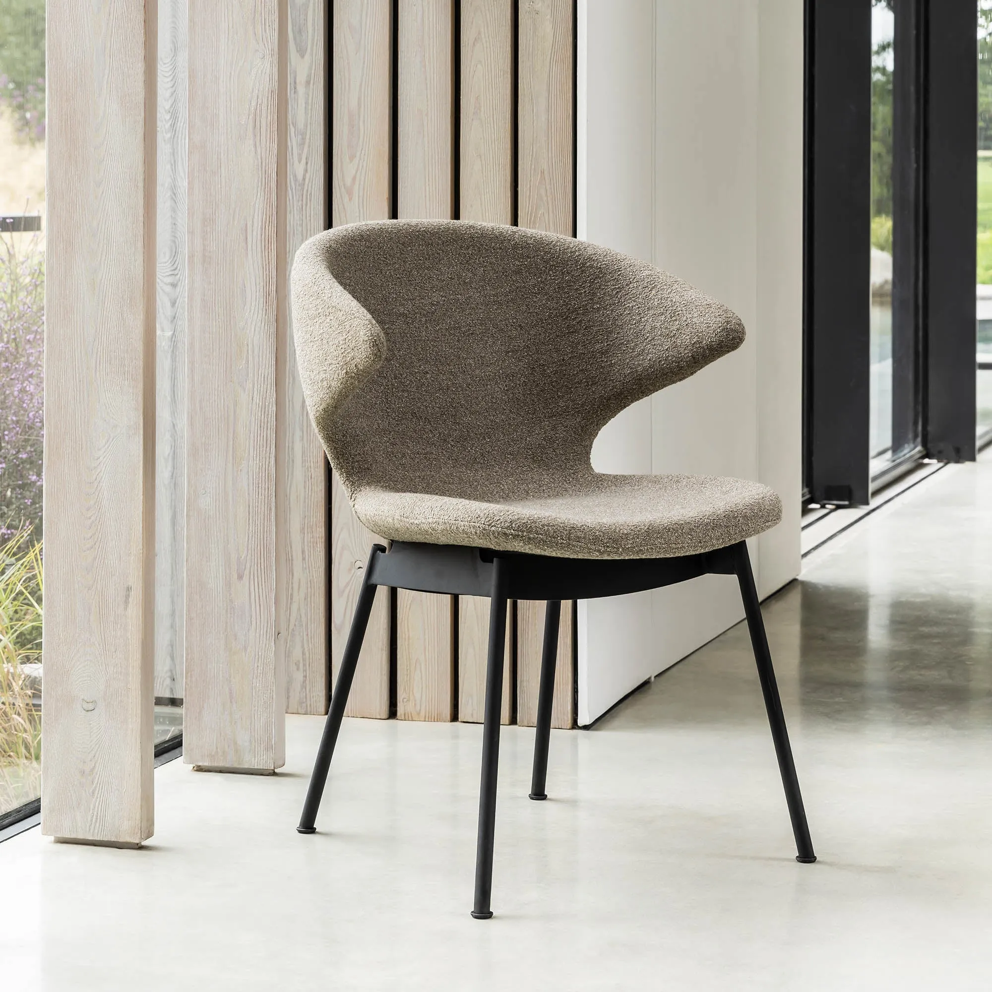 Ella Dining Chair with Tubular Legs