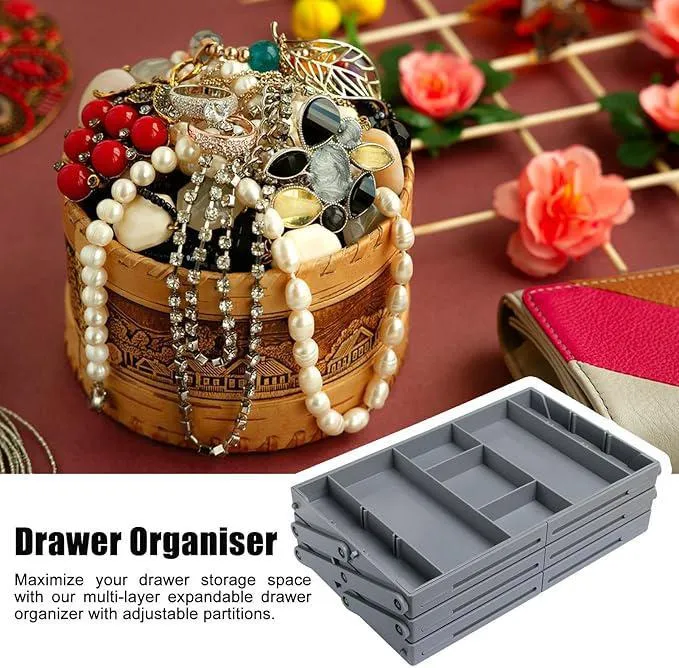 Expandable Drawer Organizer Trays