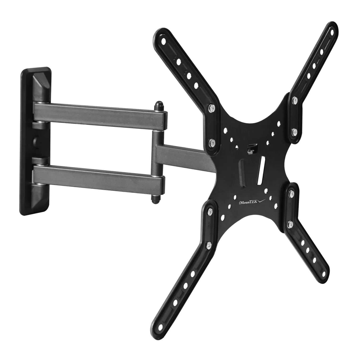 Fixed TV Wall Mount Bracket For 23-55in LED/LCD/PLASMA Flat TV VESA 400x400mm ±8° Tilt ±90° Swivel- Electronics