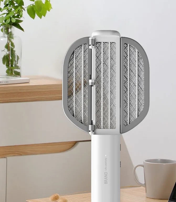 Foldable Electric Mosquito Killer Fly Swatter Bug Zapper Anti Moustique Rechargeable For Indoor And Outdoor Patio Camp