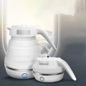 Foldable Kettle Stainless Steel Electric Silicone Kettle Traveller Kettle Portable