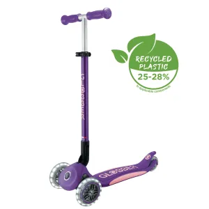 Globber Primo Foldable Plus Lights V2 - Purple/Pastel Pink