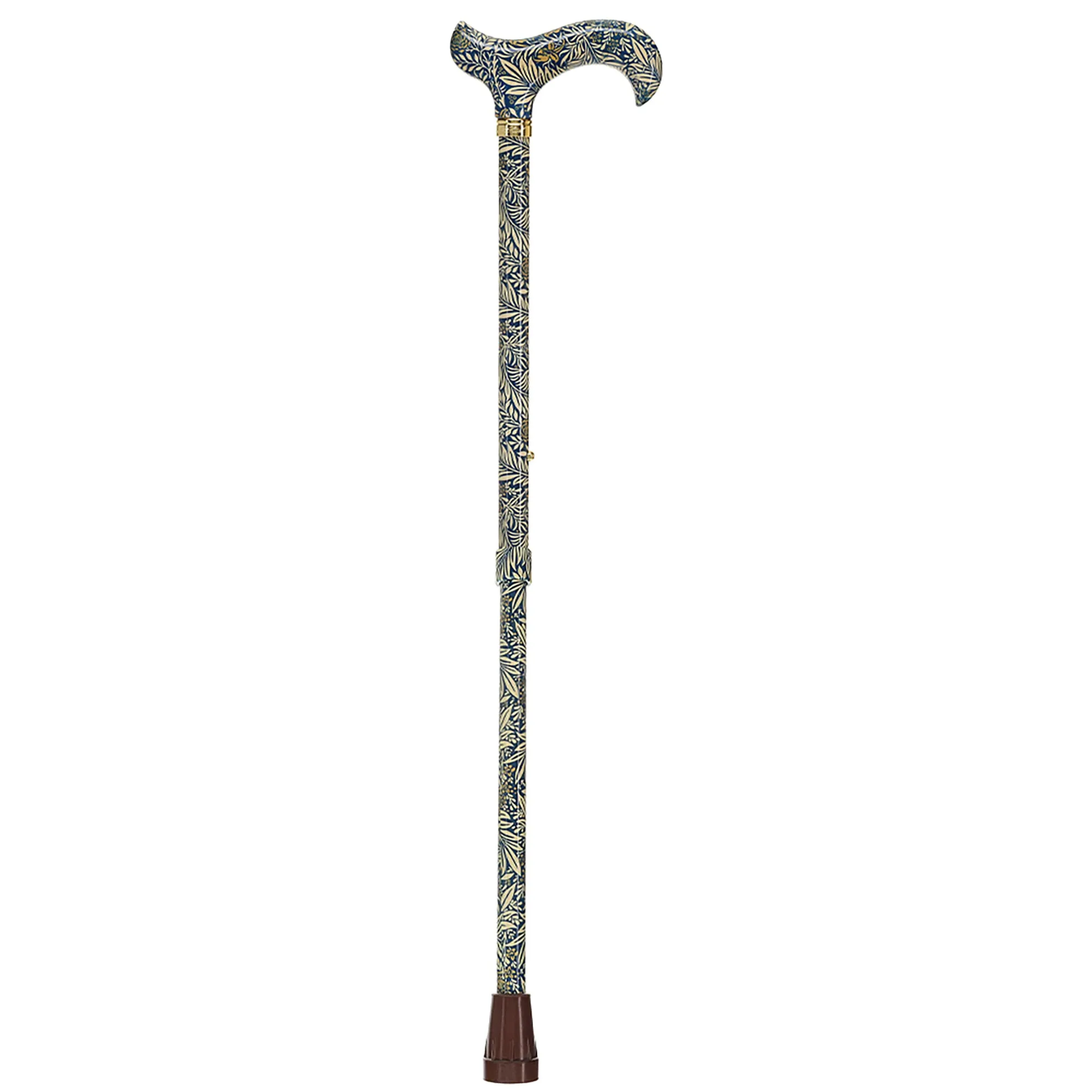 Golden Petals FashionStix: Designer Derby Cane, Adjustable