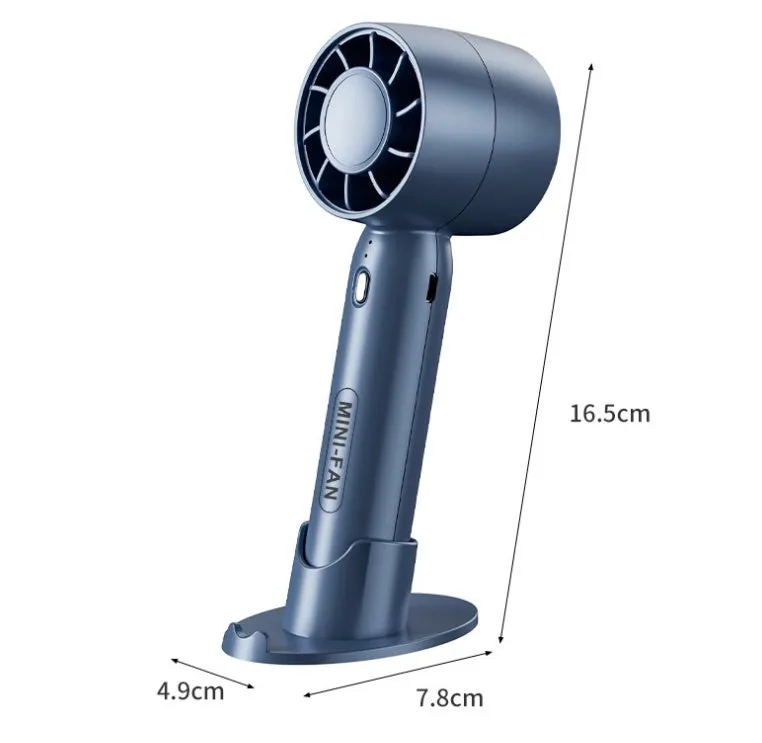 Handheld Fan Mini Fan Personal Portable USB Rechargeable Adjustable Desk Table Fan For Kids Girls Women Men Home Office Indoor Office Outdoor Travel