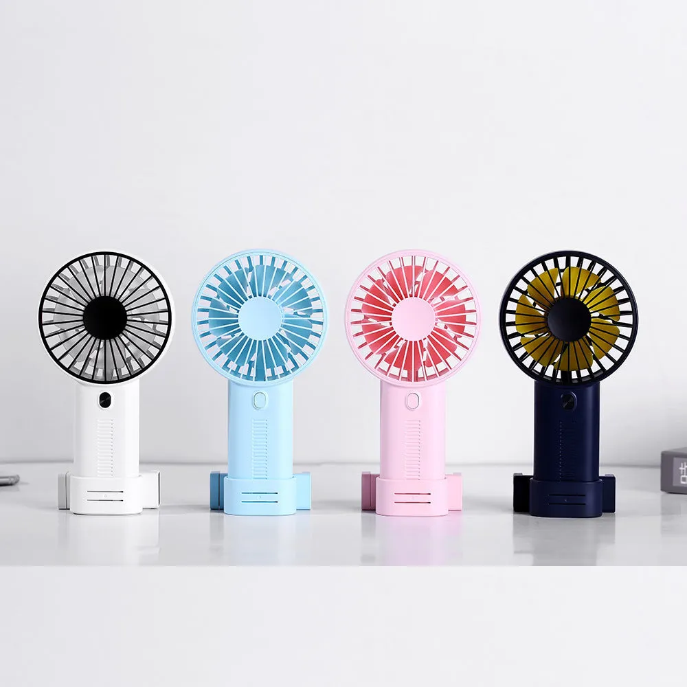 Handheld Fan USB Charging Mobile Phone Holder Fan Handheld Desktop Outdoor Silent Mini Fan