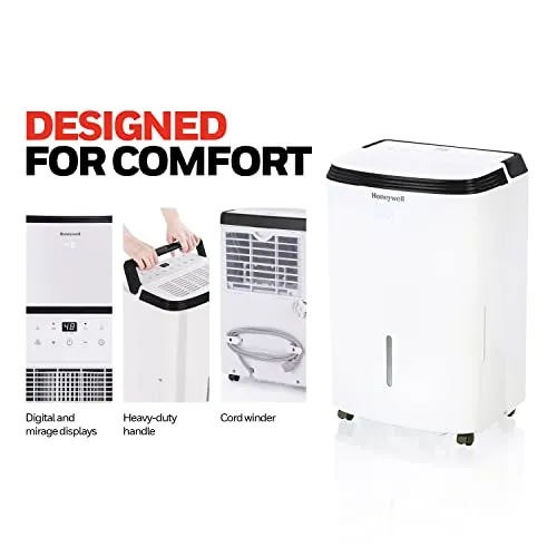 Honeywell 33L/Day Dehumidifier | Portable Compressor Dehumidifier for home (New)