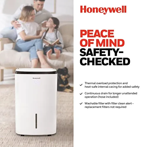 Honeywell 33L/Day Dehumidifier | Portable Compressor Dehumidifier for home (New)