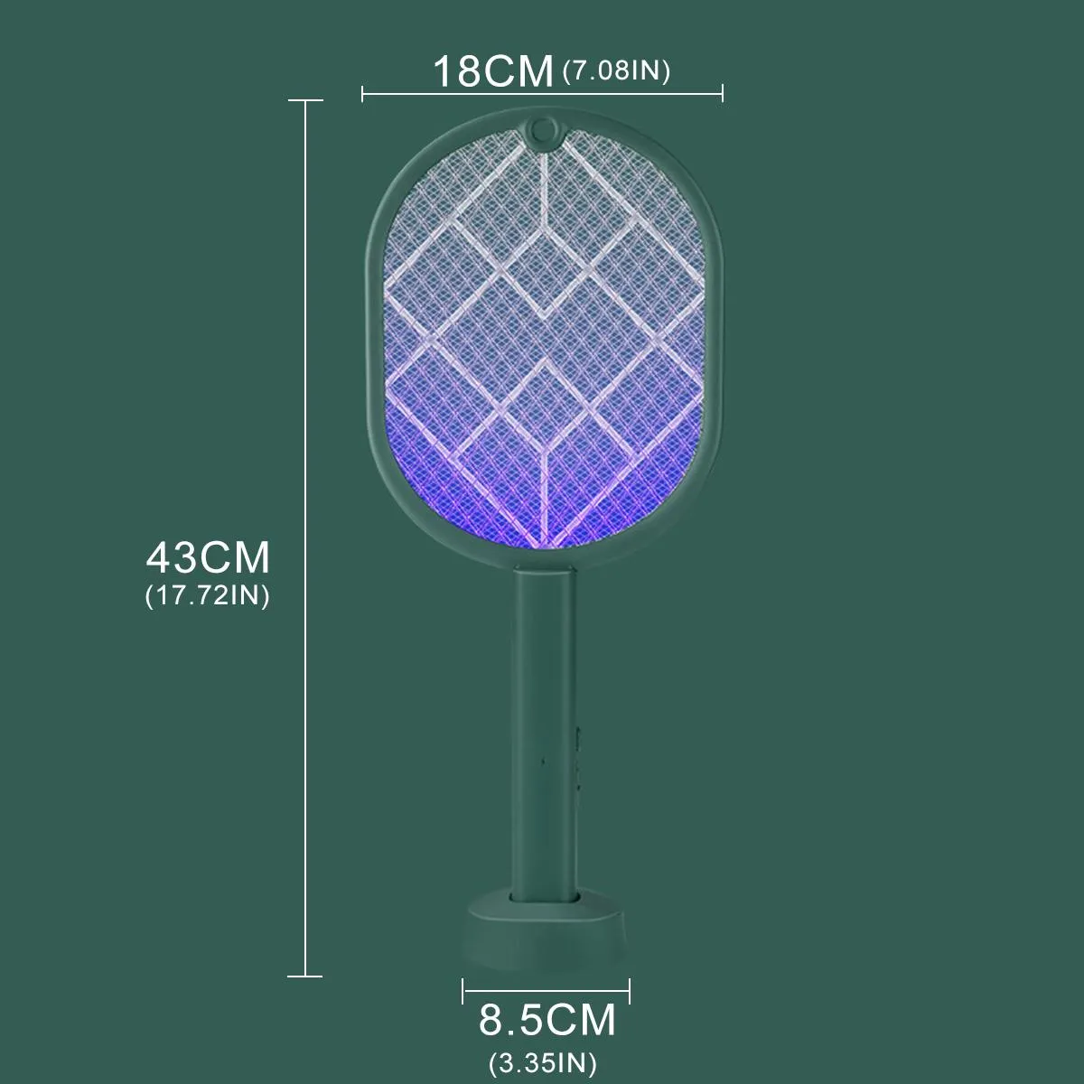 Household 2-in-1 Electric Mosquito Swatter Violet Mosquito Killer Lamp