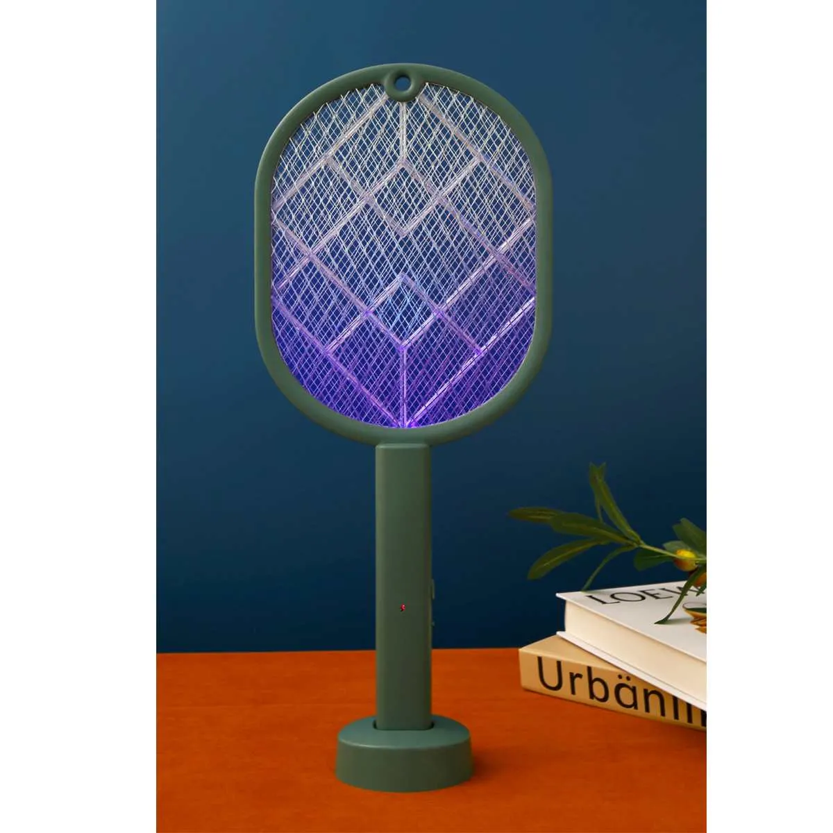 Household 2-in-1 Electric Mosquito Swatter Violet Mosquito Killer Lamp