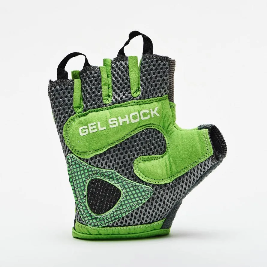 Leone Gym Glove AB712 gray fluo green