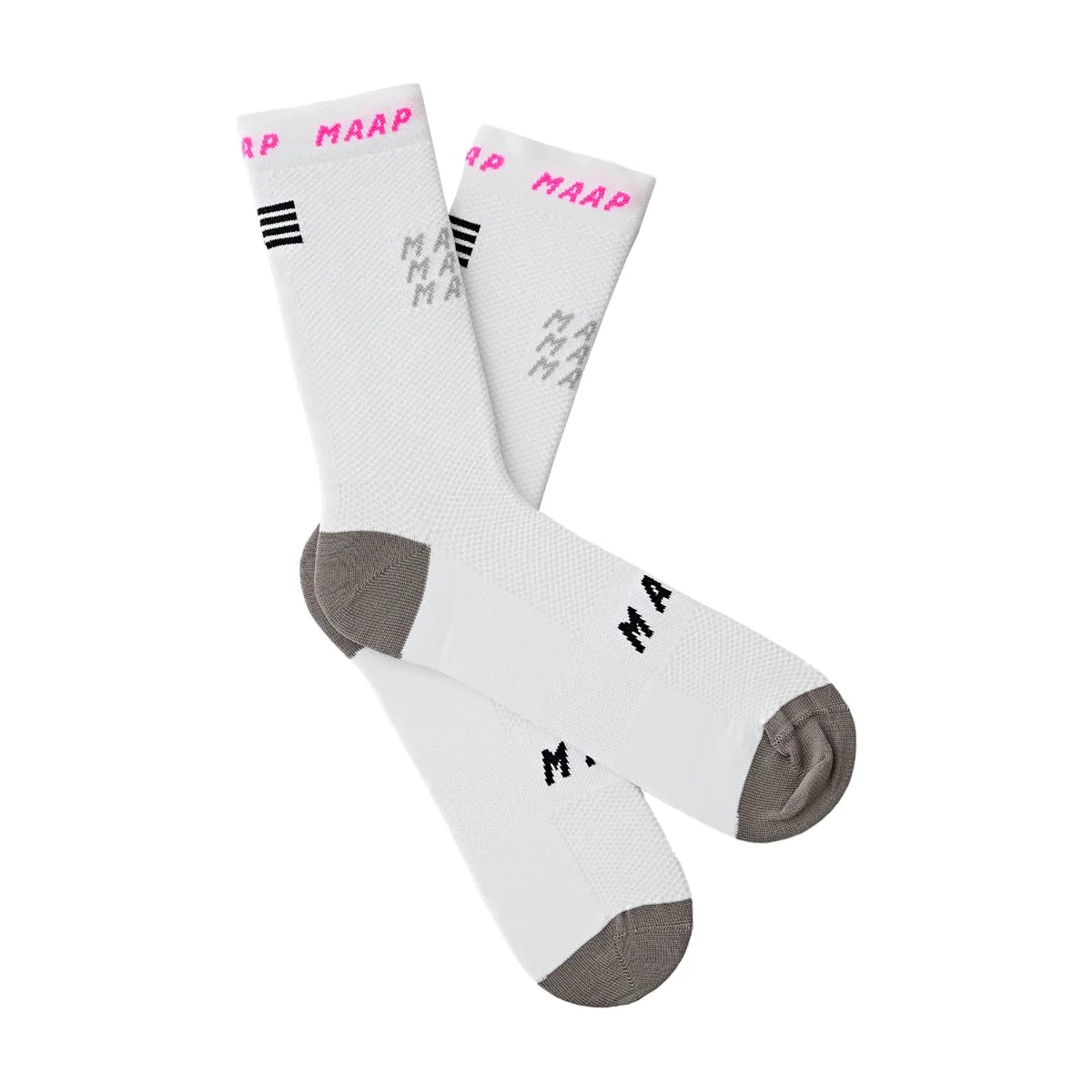 MAAP Eclipse Socks SS24 - White/Morel