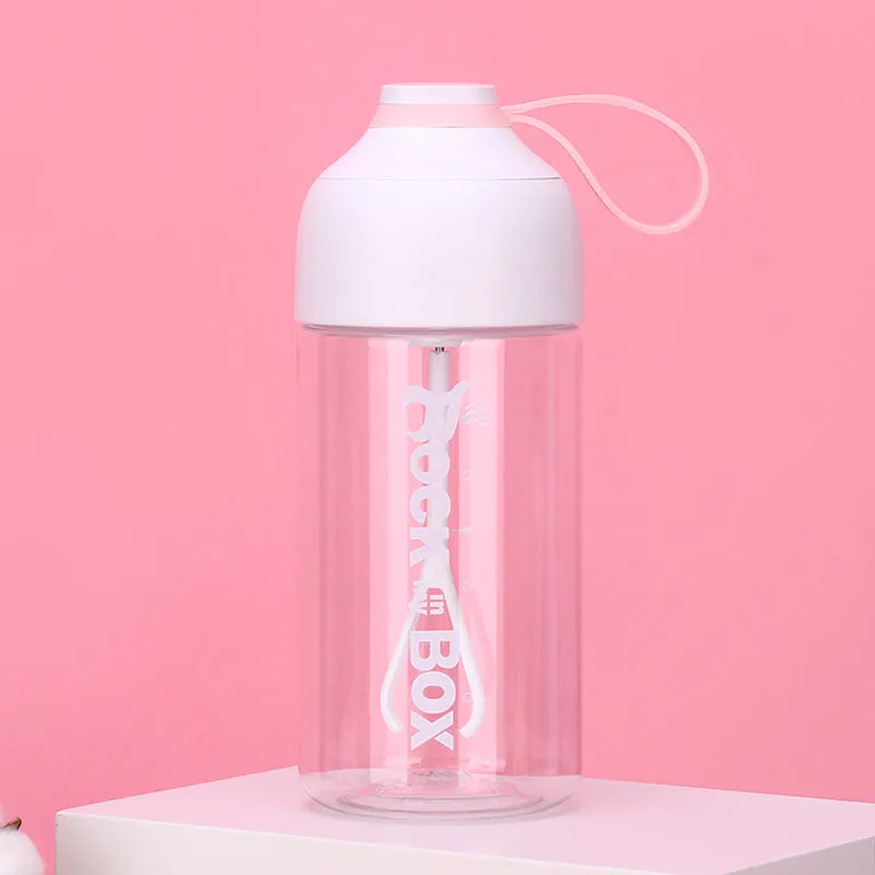 Macaron Color Shake Cup Lazy Water Cup Automatic Water Bottle