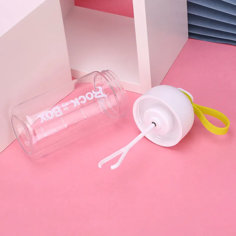 Macaron Color Shake Cup Lazy Water Cup Automatic Water Bottle