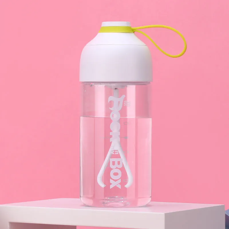 Macaron Color Shake Cup Lazy Water Cup Automatic Water Bottle