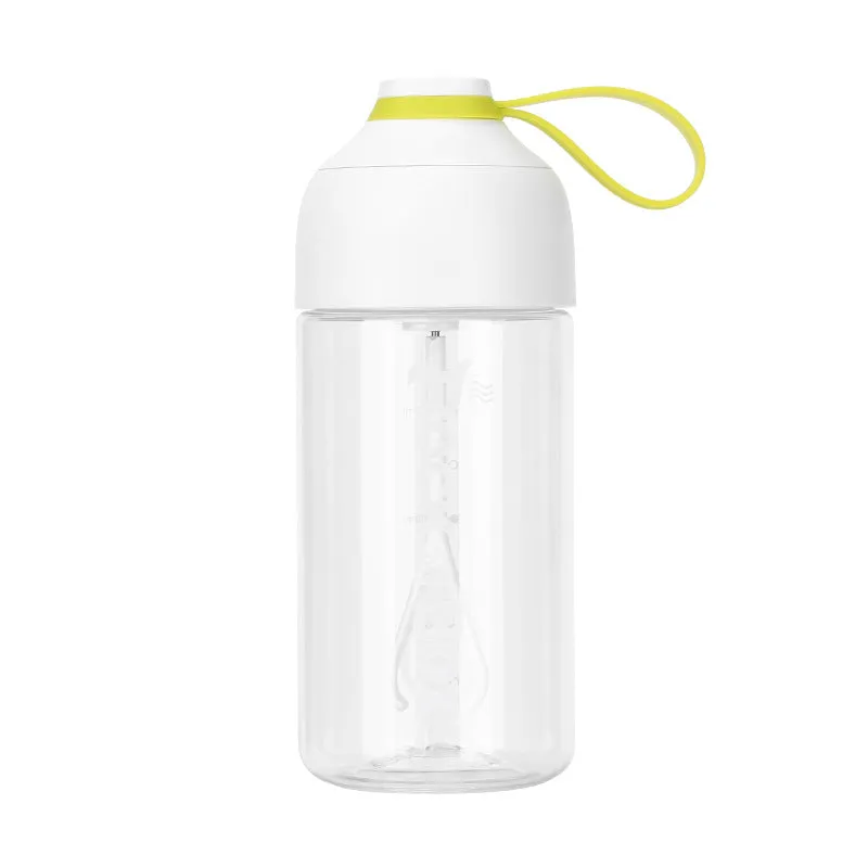 Macaron Color Shake Cup Lazy Water Cup Automatic Water Bottle