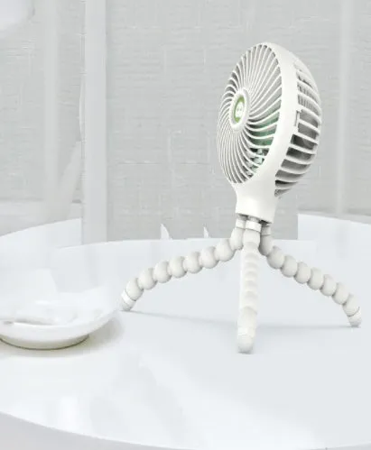 Mini Electric Fan Octopus Foldable Usb Charging Handheld Fan