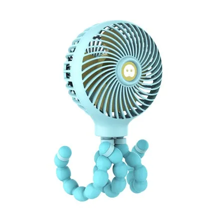 Mini Electric Fan Octopus Foldable Usb Charging Handheld Fan