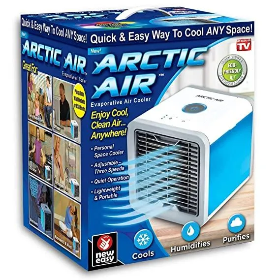 Mini Portable Air Cooler Fan Arctic Air Personal Space Cooler The Quick & Easy Way to Cool Any Space Air Conditioner Device Home Office