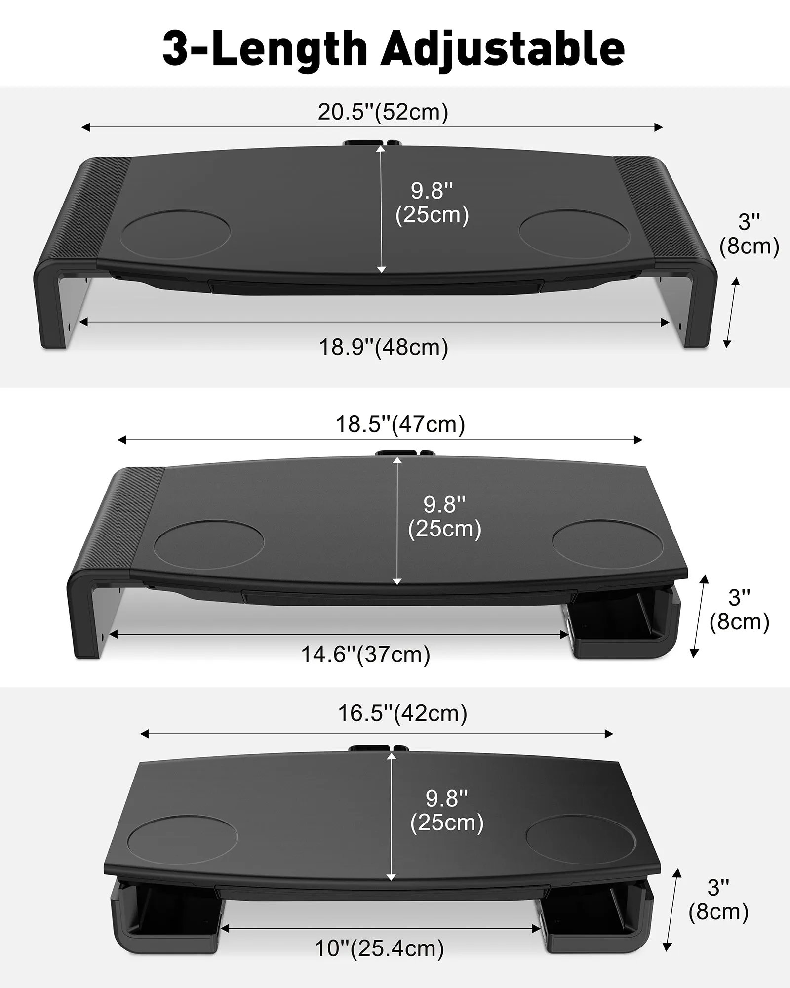 Monitor Stand Riser (MS-250B)