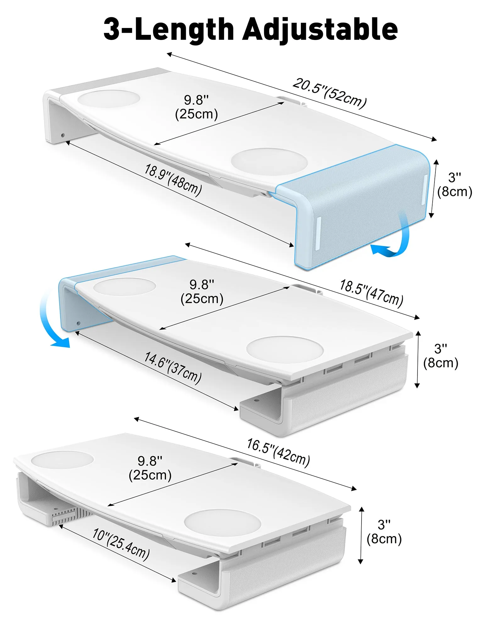 Monitor Stand Riser (MS-250B)