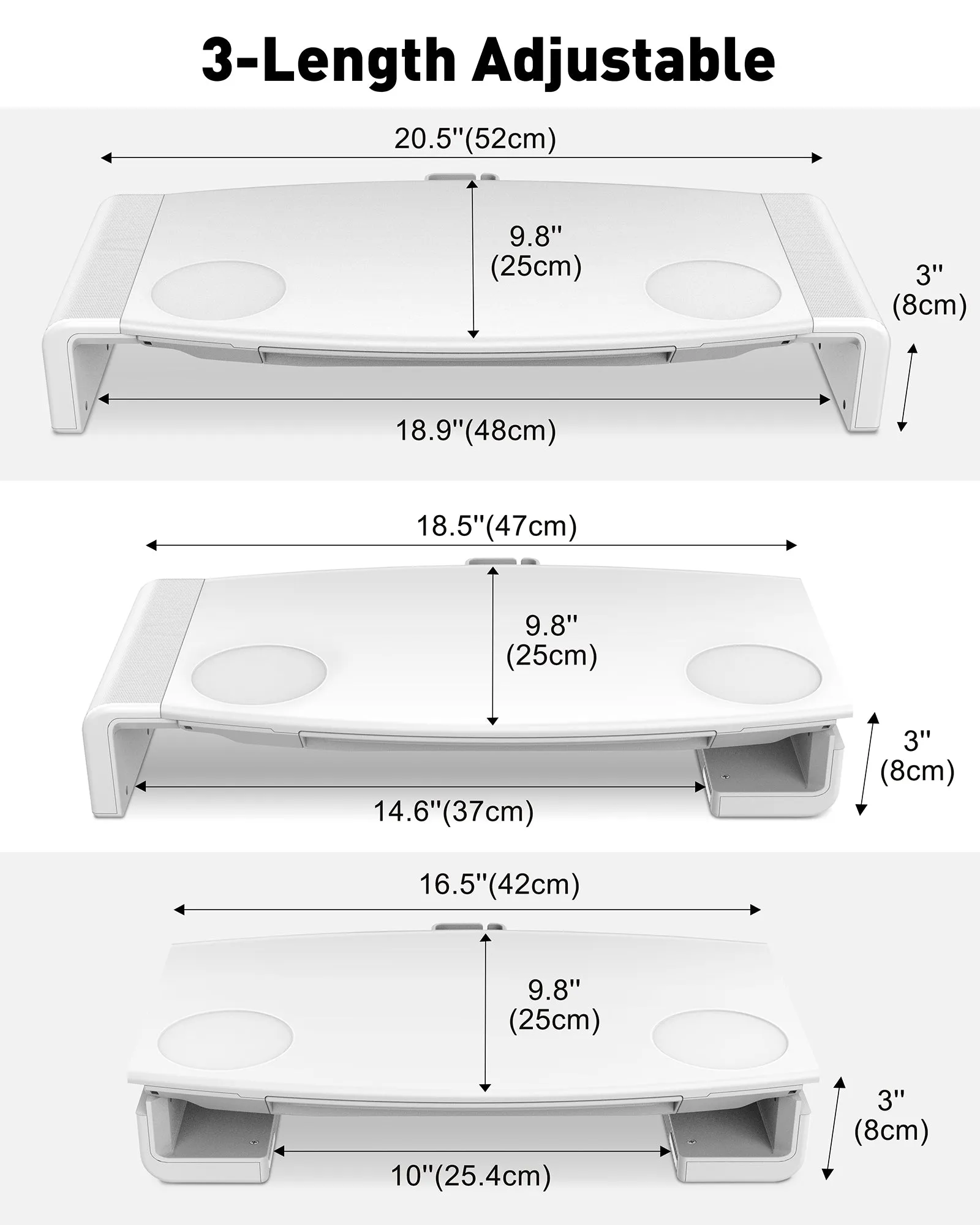 Monitor Stand Riser (MS-250B)